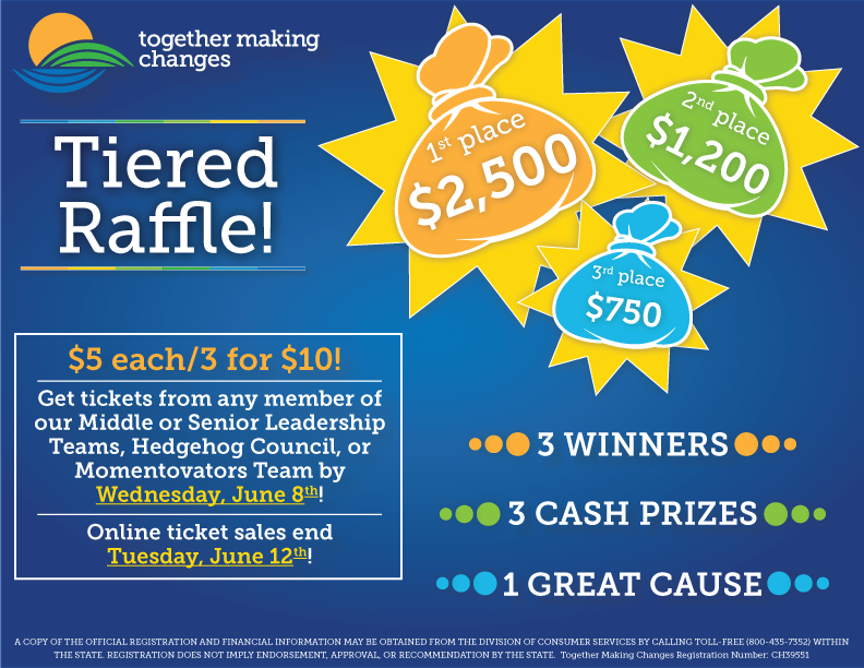 Together Making Changes Tiered Raffle! TMC